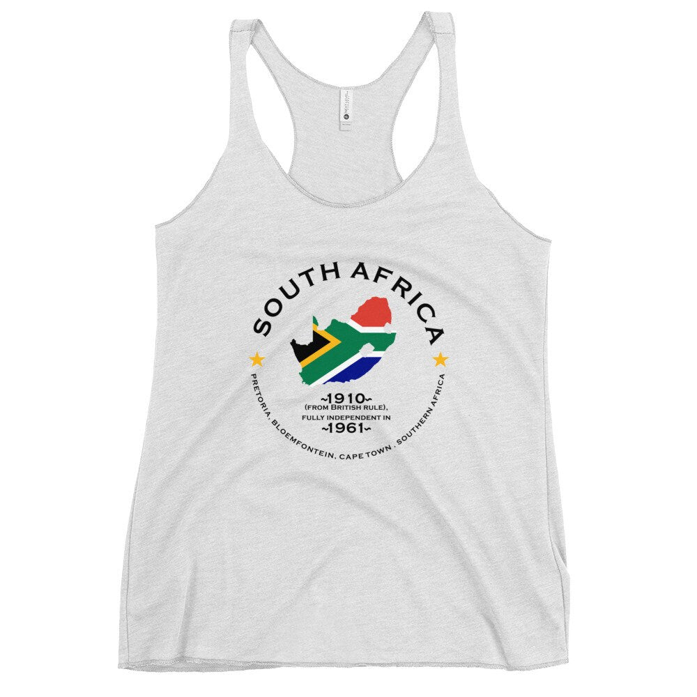 South African Women's Racerback Tank